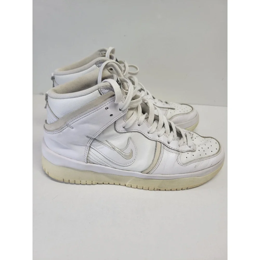 Nike Dunk High Up White White Sail DH3718-100 Womens High Top‎ Sneakers sz 10